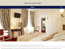 Tablet Screenshot of hoteldesuede.com
